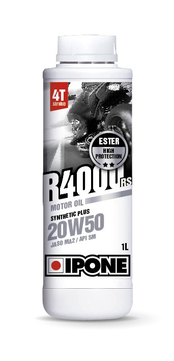 IPONE R4000 RS 20W50 motorový olej polosyntetické 1L (ESTER, MA2) (AKC) (15) (IPONE R4000 RS 20W50 motorový olej polosyntetické 1L (ESTER, MA2) (AKC))