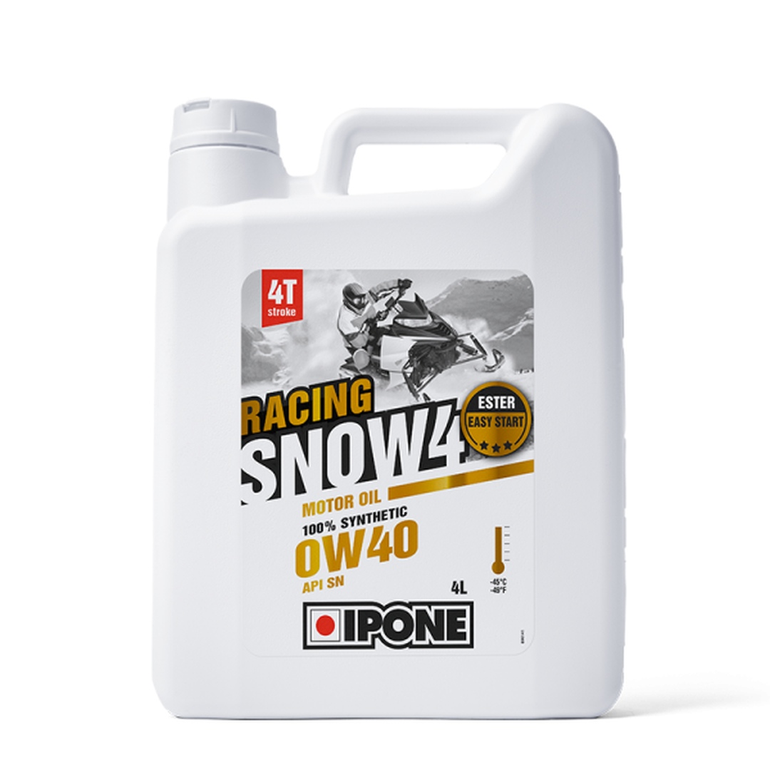 Levně IPONE SNOW závodní 4T 0W40 olej pro sněžné skútry 100% syntetic 4L (-45ST.C) (AKC) (6) (IPONE SNOW závodní 4T 0W40 olej pro sněžné skútry 100%)