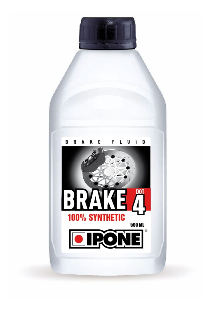 Levně IPONE brzdová kapalina BRAKE FLUID doT 4 500ML 100% syntetic (kompatibilní také s doT 3) (12) (IPONE brzdová kapalina BRAKE FLUID doT 4 500ML 100%)
