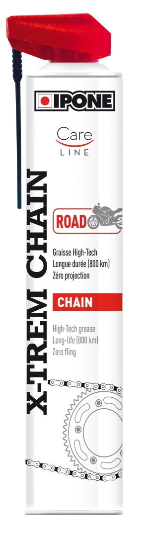 IPONE sprej CHAIN 750ML X-trem ROAD mazivo do řetězů (CARELINE) (AKC) (12) KARTON 12 kus