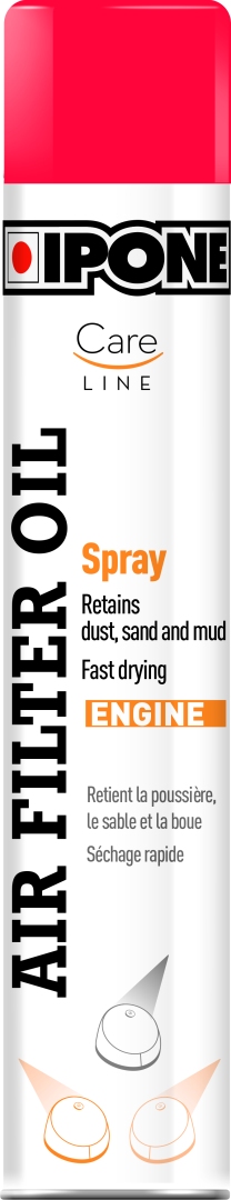 Levně IPONE sprej AIR FILTER OIL kapalina pro namáčení vzduchového filtru W sprejU 750ML (CARELINE) (12) KARTON 12 kus (IPONE sprej AIR FILTER OIL kapalina)