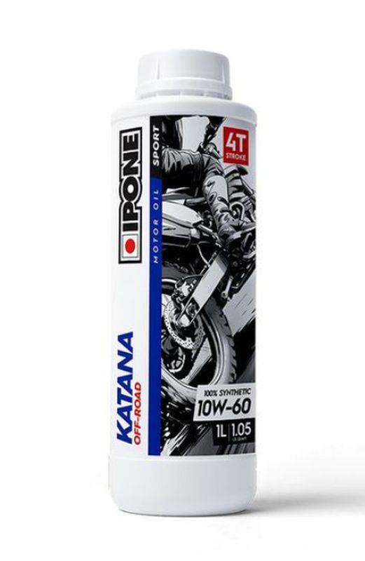 IPONE KATANA OFF ROAD 10W60 motorový olej 100% syntetic 1L (ESTER, MA2) (AKC) nahrazuje 800019 (IPONE KATANA OFF ROAD 10W60 motorový olej 100%)