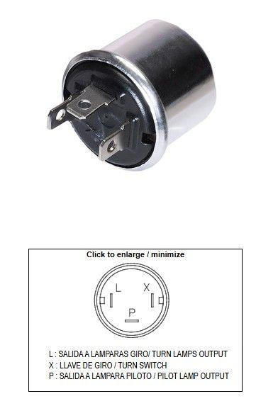 Turn signal interrupter universal ( DZE ELEKTRYKA 805-01