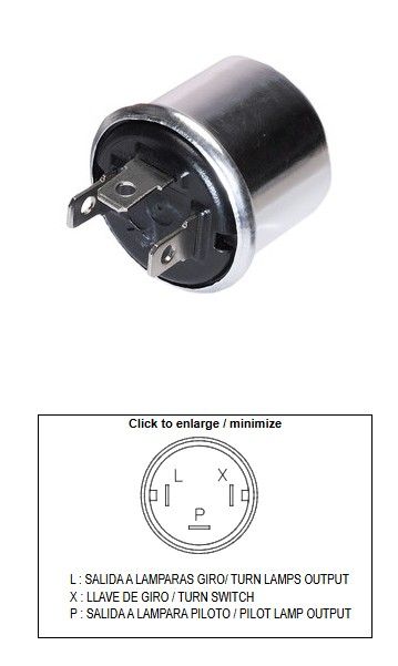 Turn signal interrupter universal ( DZE ELEKTRYKA 806-06