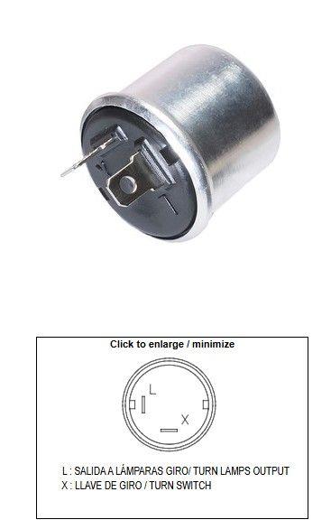Turn signal interrupter universal ( DZE ELEKTRYKA 807-01