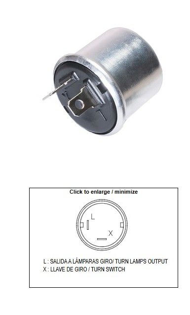 Turn signal interrupter universal ( DZE ELEKTRYKA 807-06