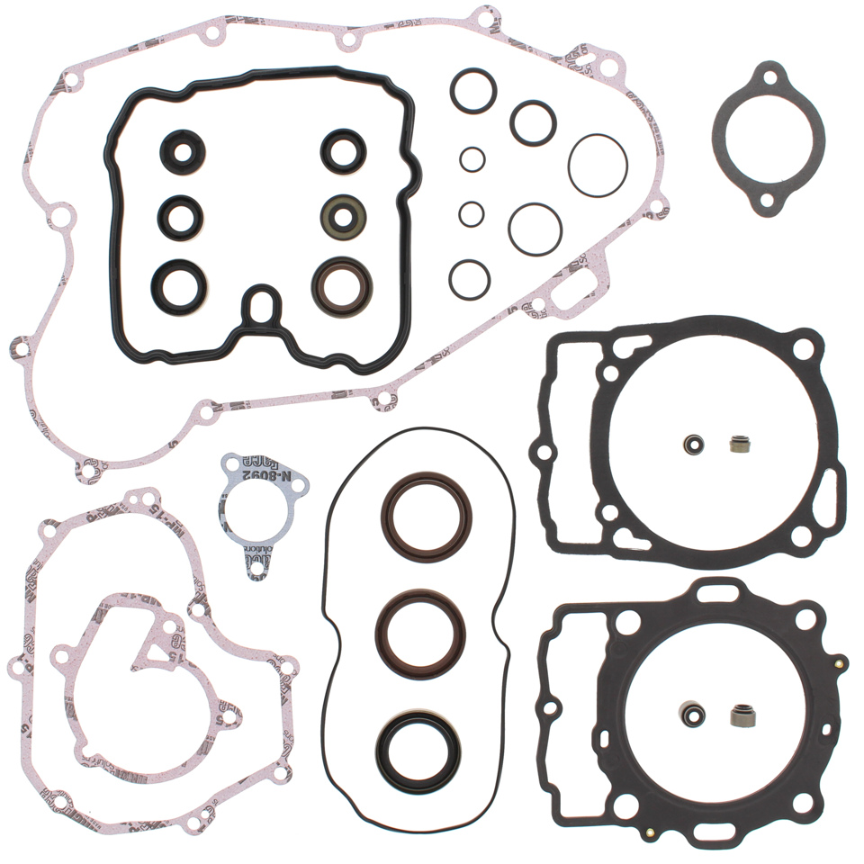 Winderaxis(vertex) complete gasket set KTM exc 450 09-11, exc 530 09-11, EXC-R 450 08, EXC-R 530 08, XCR-W 450 08 (including engine gasket) (811342)