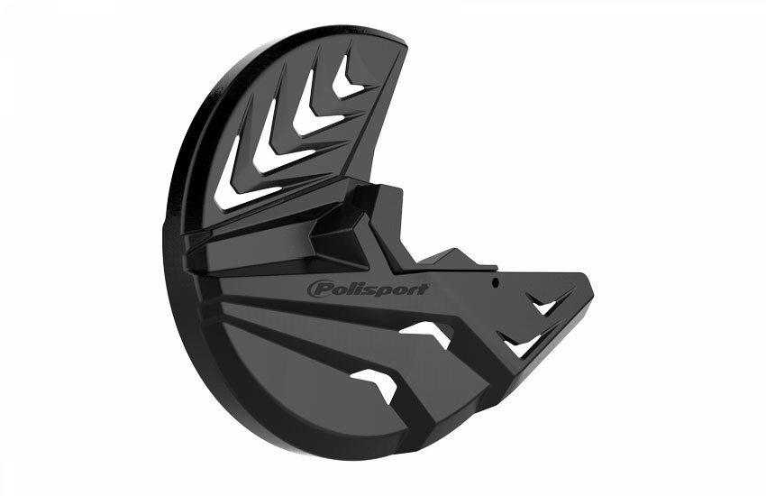 Cover of the brake disc front (with lower shock absorber cover complete set for both sides) POLISPORT 8151100001