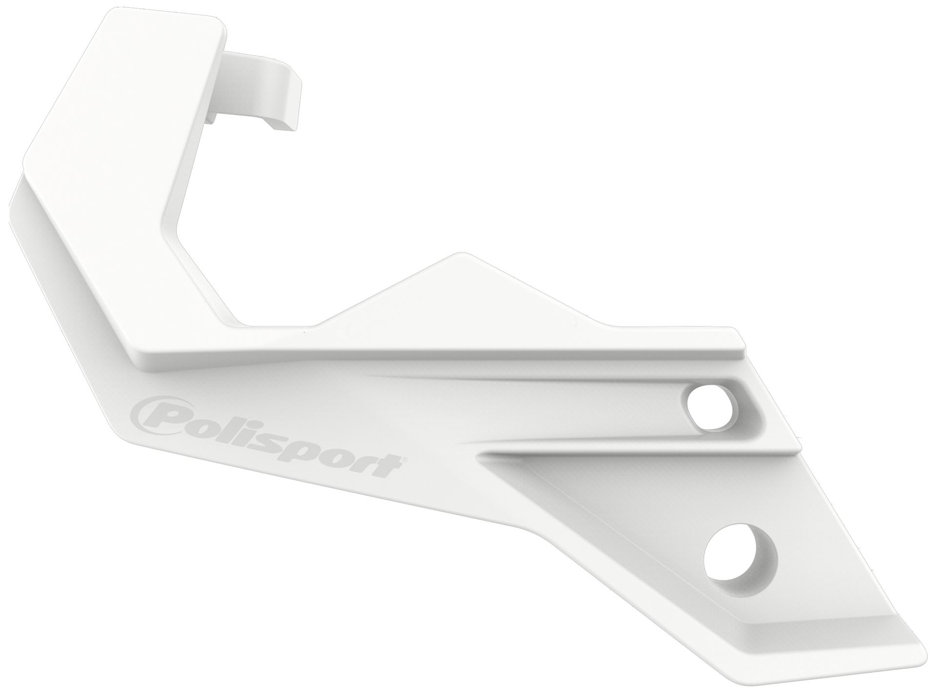 POLISPORT spodní kryt předního tlumiče (s montážní sadou) KTM SX/SX-F/XS/XC-F/EXC/EXC-F 03-14 barva bílá (POLISPORT spodní kryt předního tlumiče (s)