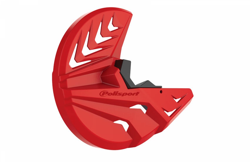 Cover of the brake disc front (with lower shock absorber cover complete set for both sides) POLISPORT 8155100003