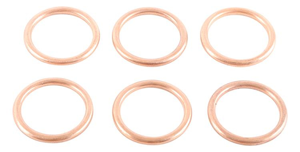 Winderaxis(vertex) exhaust pipe gasket HONDA GL1500A 91-00, GL1500I 91-96, GL1500SE 90-00, GL1800 gold wing 01-17 (6szt) complete (823013)