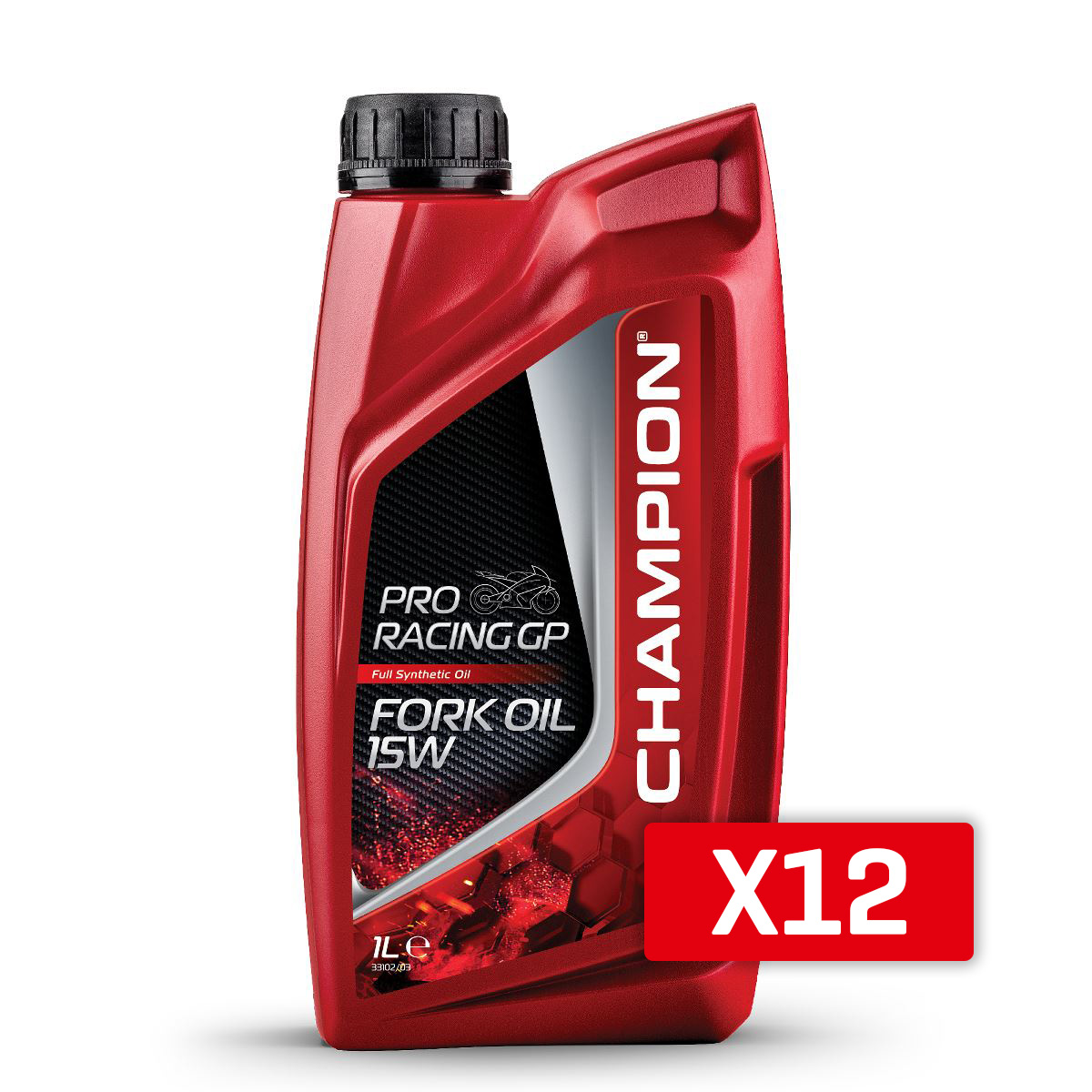 Levně CHAMPION olej do teleskopů / tlumičů / zavěšení PROzávodní GP FORK OIL 15W 1L syntetický (AKC) (CHAMPION olej do teleskopů / tlumičů / zavěšení)