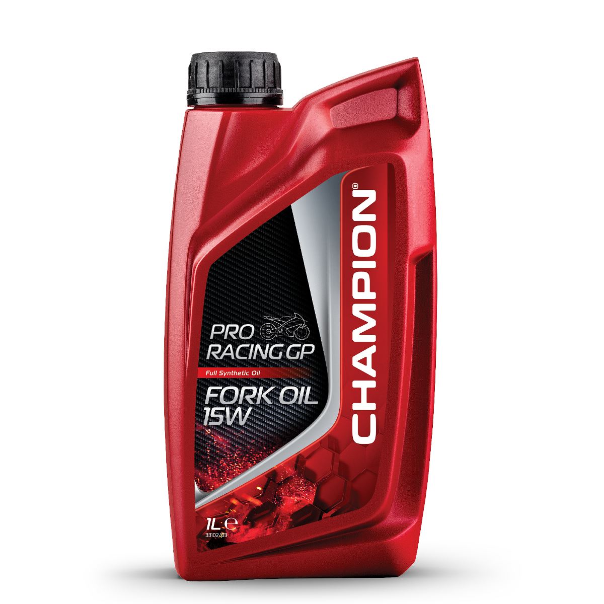 CHAMPION olej do vidlic / tlumičů / odpružení PRORACING GP FORK OIL 15W 1L syntetický (AKC)