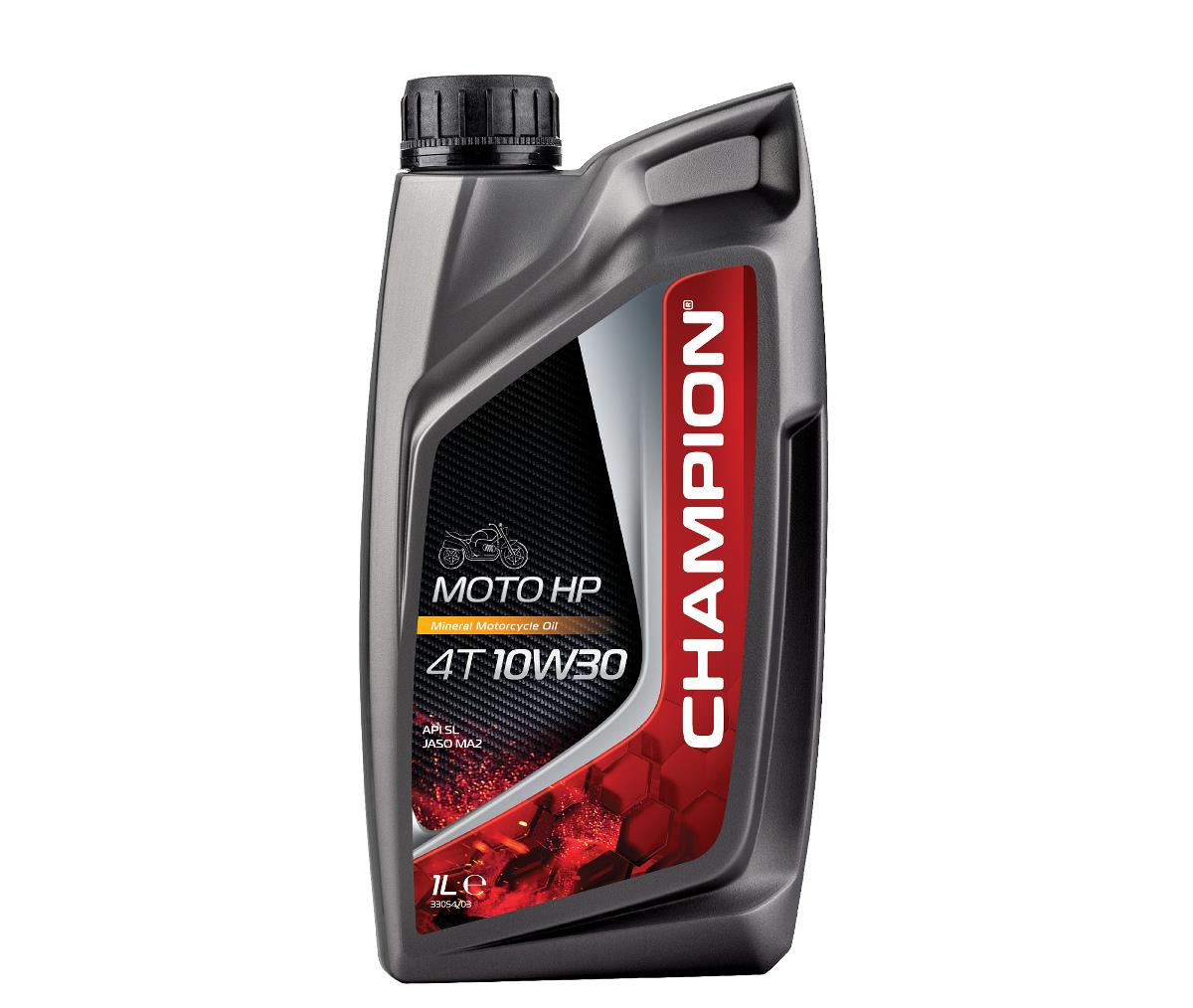CHAMPION motorový olej MOTO HP 4T 10W30 1L MA2 polosyntetický (AKC) (CHAMPION motorový olej MOTO HP 4T 10W30 1L MA2 polosyntetický (AKC))