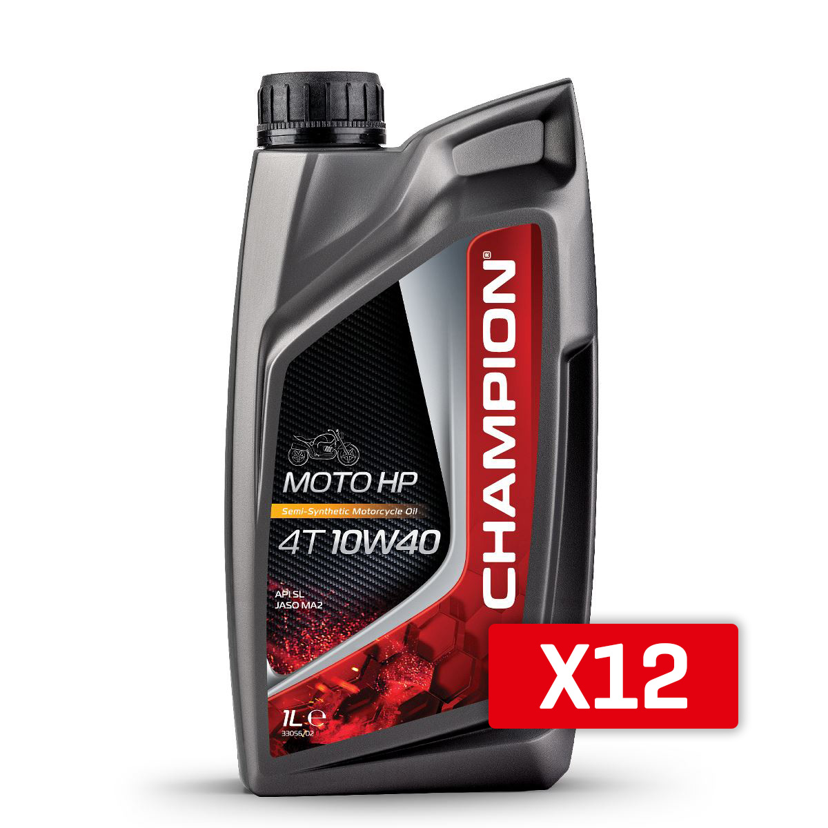 CHAMPION motorový olej MOTO HP 4T 10W40 1L MA2 polosyntetický (AKC) (CHAMPION motorový olej MOTO HP 4T 10W40 1L MA2 polosyntetický (AKC))
