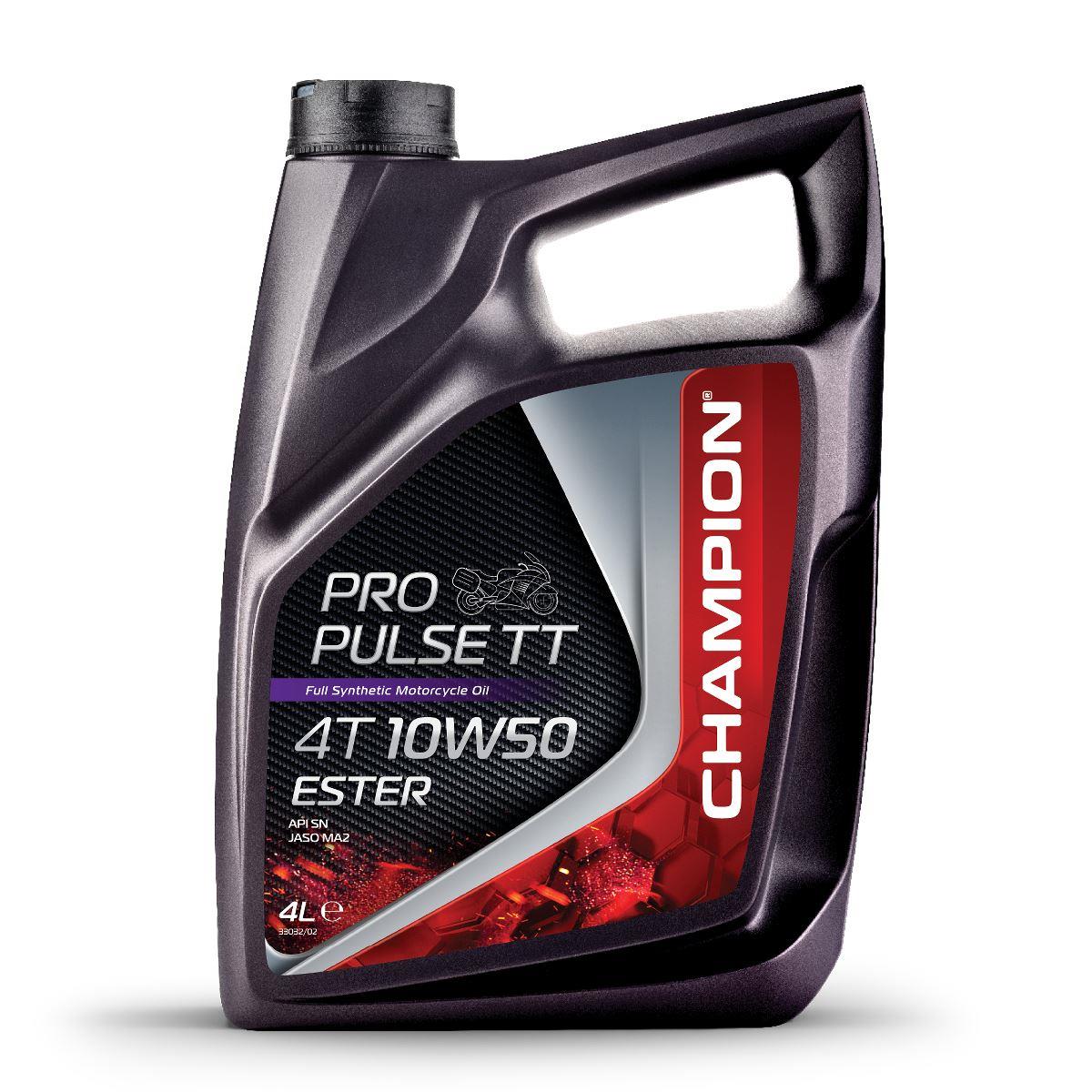 CHAMPION motorový olej PROPULSE TT 4T 10W50 ESTER 4L MA2 syntetický (AKC) (CHAMPION motorový olej PROPULSE TT 4T 10W50 ESTER 4L MA2 syntetický (AKC))