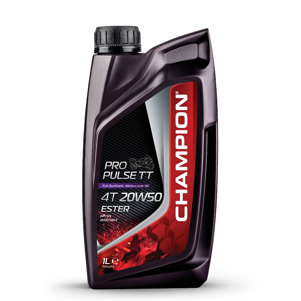 CHAMPION motorový olej PROPULSE TT 4T 20W50 ESTER 1L MA2 syntetický (AKC) (CHAMPION motorový olej PROPULSE TT 4T 20W50 ESTER 1L MA2 syntetický (AKC))