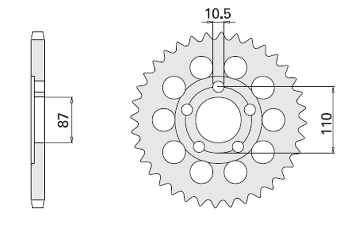 CHT rozeta 824 44 SUZUKI RF 600 (829-44) (JTR829.44) (CHT rozeta 824 44 SUZUKI RF 600 (829-44) (JTR829.44))