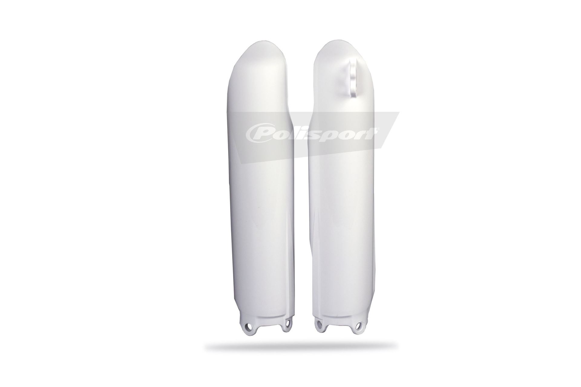 POLISPORT kryty teleskopů YAMAHA YZ 125/250 08-14; YZF 250/450 08-09 barva bílá (OEM)