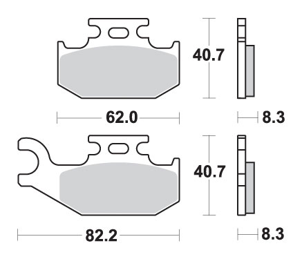 Levně SBS brzdové destičky KH414 OFF-ROAD sintrované barva zlatá (SBS brzdové destičky KH414 OFF-ROAD sintrované barva zlatá)