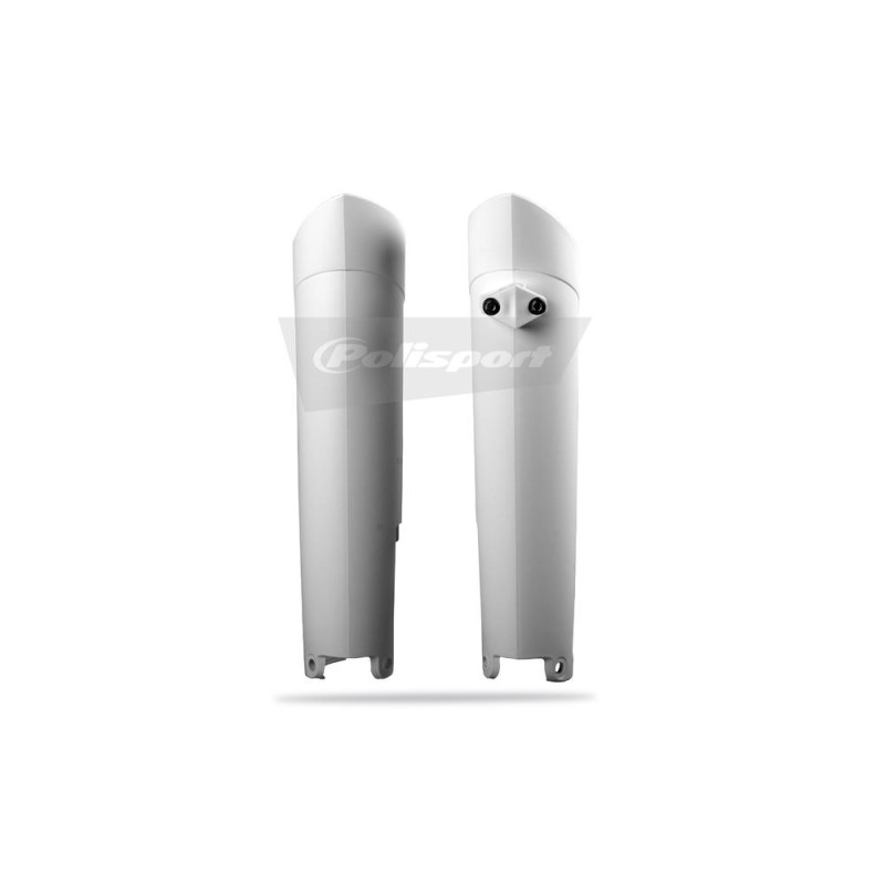 POLISPORT kryty teleskopů KTM SX/SX-F/XC/XC-F 08-14; EXC/EXC-F/XC-W/XCF-W 08-15, HUSQVARNA TC/FC 14; TE/FE 14-15 barva bílá (POLISPORT kryty)