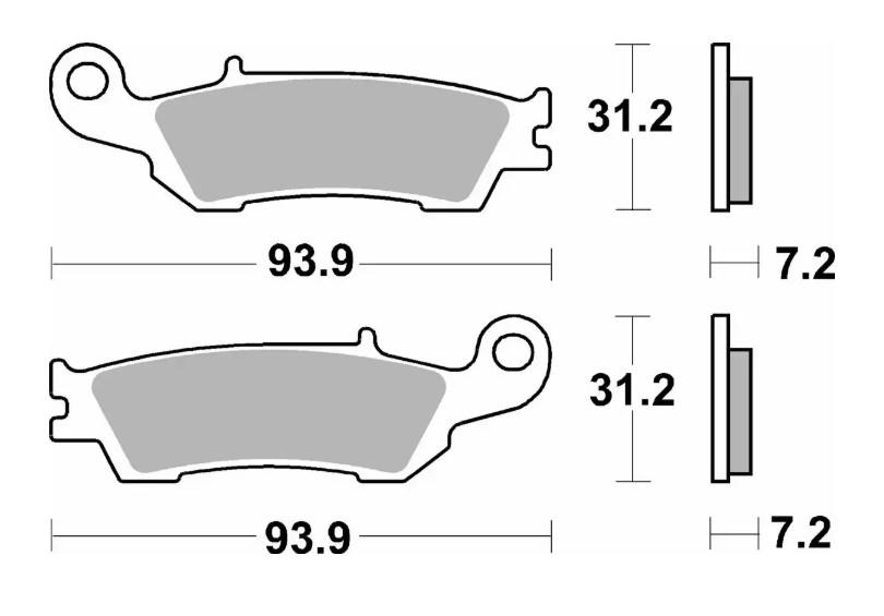 Brake pads SBS 840CS