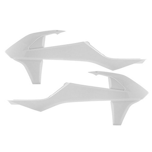 POLISPORT sada krytů chladičů (spojlerů) KTM SX/SXF 16-18; EXC/EXCF 17-19 barva bílá (POLISPORT sada krytů chladičů (spojlerů) KTM SX/SXF 16-18;)
