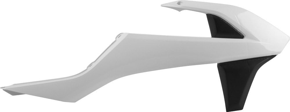 POLISPORT sada krytů chladičů (spojlerů) KTM SX/SXF 16-18; EXC/EXCF 17-19 barva bílá/černá (POLISPORT sada krytů chladičů (spojlerů) KTM SX/SXF)