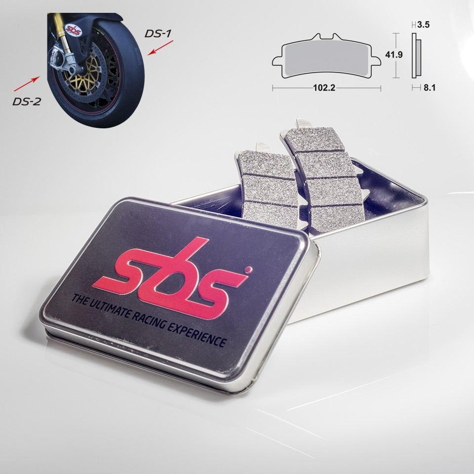 SBS brzdové destičky KH447 RACING DUAL SINTER barva zlatá levý kotouč přední KAWASAKI / SUZUKI / DUCATI / MV AUGUSTA přední (použít s 841DS-2) (viz doplňující popis), (NA OBJEDNÁVKU - bok@olekmotocykle.pl)