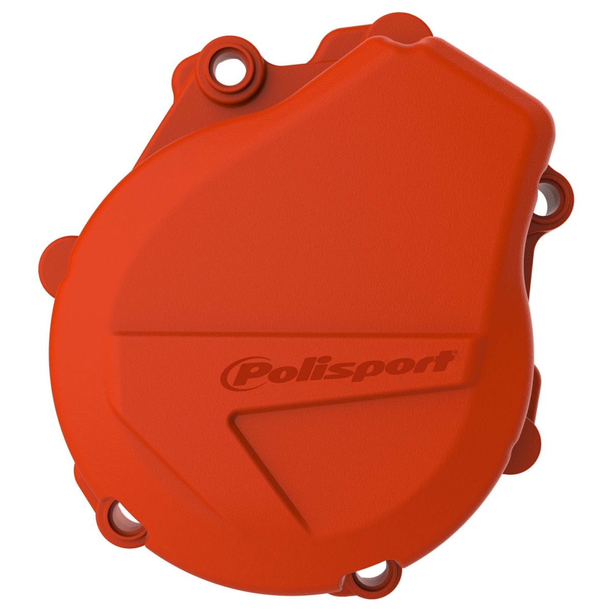 POLISPORT kryt kryt (krytu) alternátoru KTM EXC-F 450/500 17-23; HUSQVARNA FE 450/501 17-23 barva oranžová