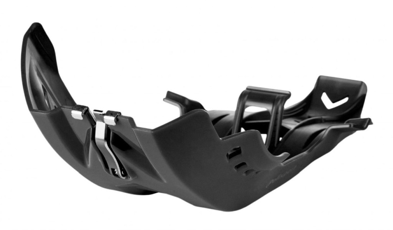 POLISPORT kryt motoru FORTRESS SKID PLATE s krytem PRO-kabel KTM SX-F 250/350 16-22; SXF 450 19-22; HUSQVARNA FC 250/350 16-22 FE 250/350 17-23, FE 450 20-23; FC 450 19-22; GAS GAS MC-F/EF-C 21-23 barva černá