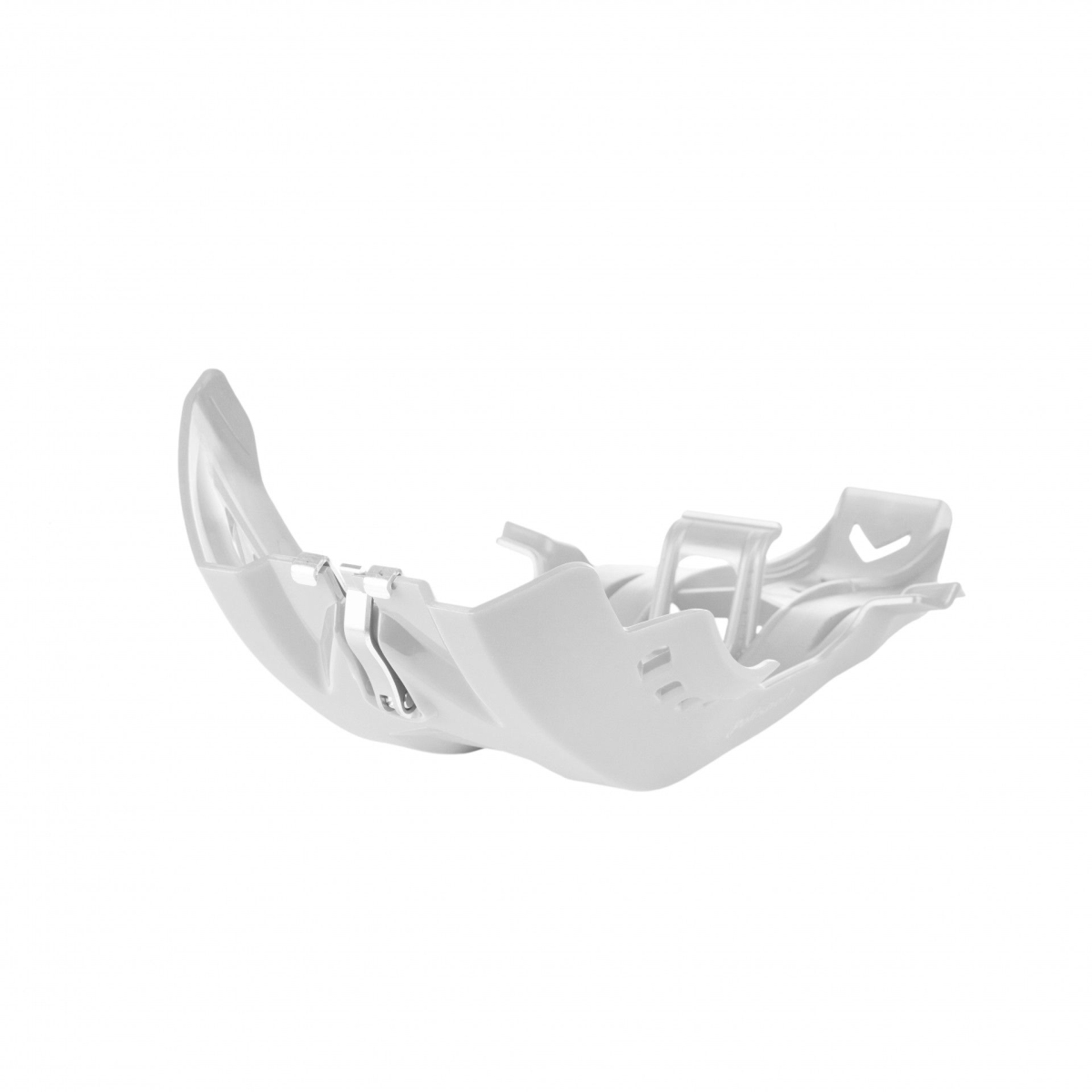 POLISPORT kryt motoru FORTRESS SKID PLATE s krytem PRO-kabel KTM SX-F 250/350 16-22; SXF 450 19-22; HUSQVARNA FC 250/350 16-22 FE 250/350 17-23, FE 450 20-23; FC 450 19-22; GAS GAS MC-F/EF-C 21-23 barva bílá