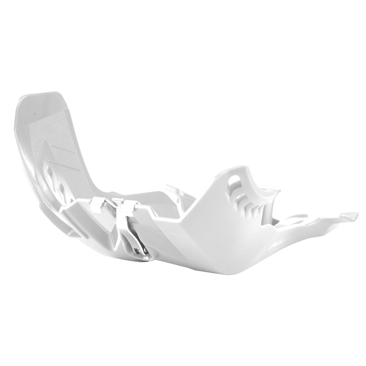 POLISPORT kryt motoru FORTRESS SKID PLATE KTM SX 250 17-18; EXC 250/300 17-19; HUSQVARNA TC 250 17-18; TX 300 17-18; TE 250/300 17-19 barvy bílá