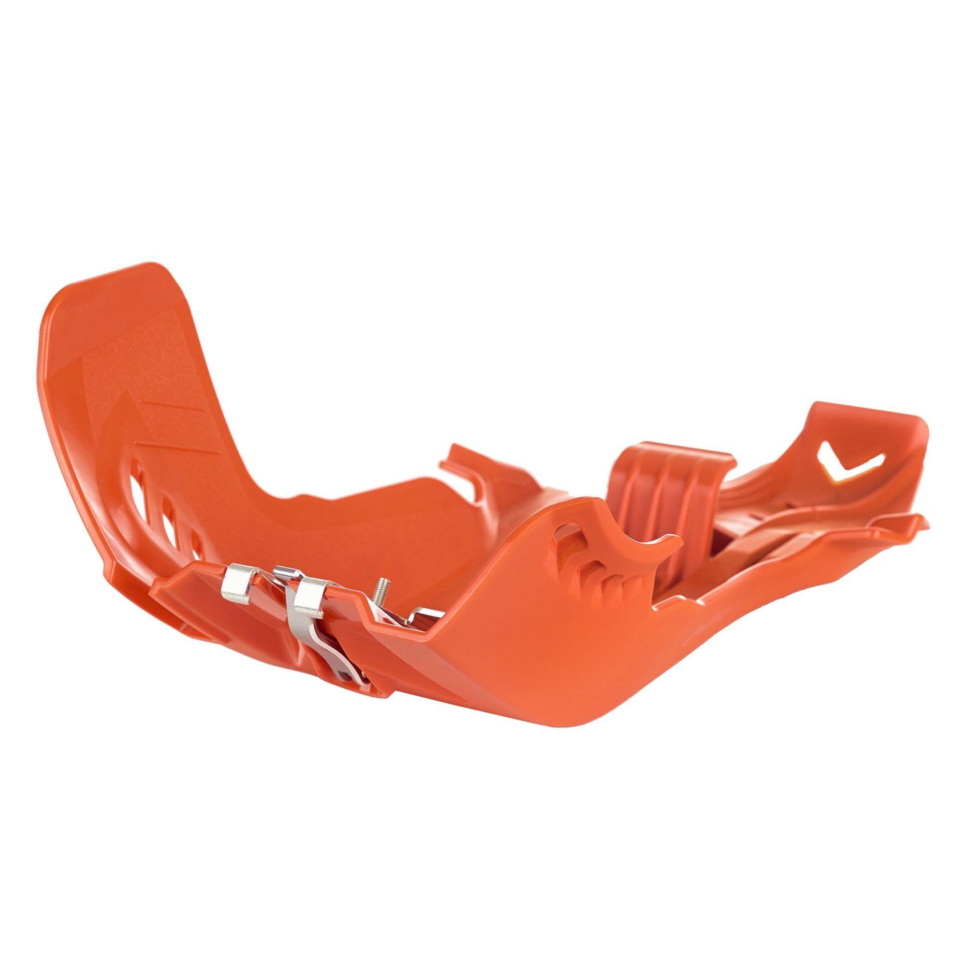 POLISPORT kryt motoru FORTRESS SKID PLATE s krytem PRO-kabel KTM SX 250 17-18; HUSQVARNA TC 250 17-18; TE 250/300 17-19 barva oranžová (POLISPORT)