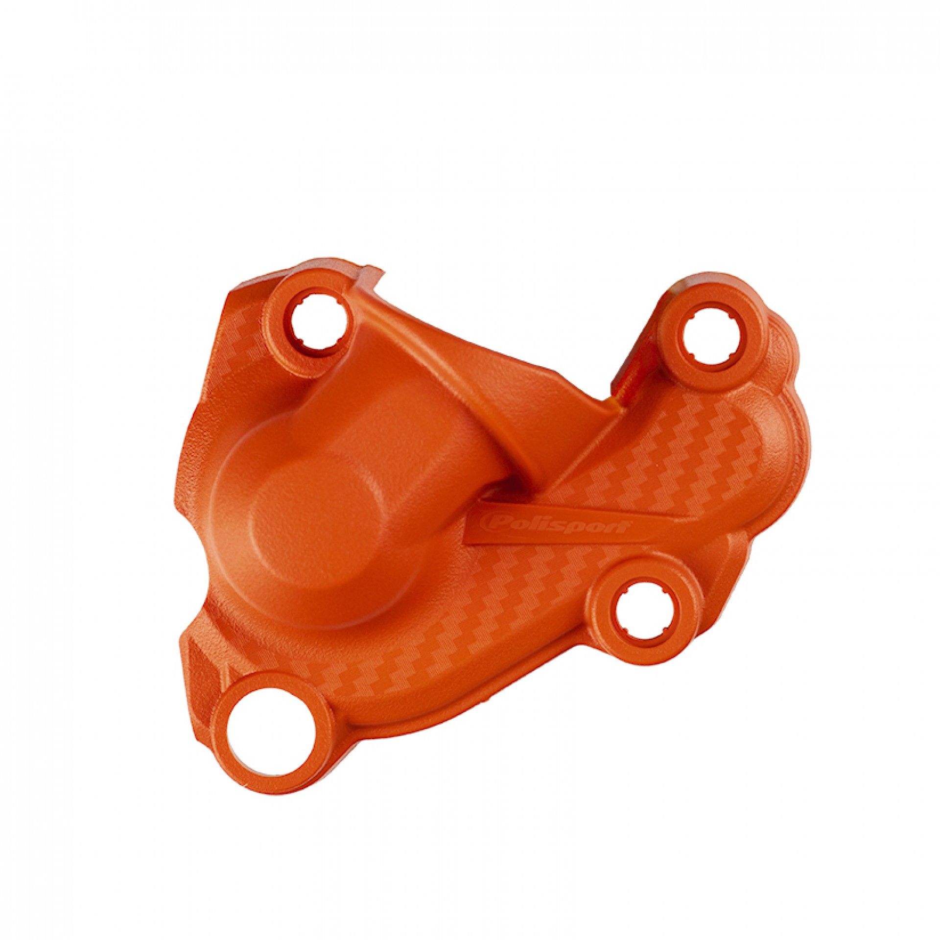 POLISPORT kryt vodní pumpy KTM SX-F XC-F 250/350 16-22, SX-F,XC-F 450 `16-26, EXC-F XCF-W 450/500 `17-26, HUSQVARNA FE 250/350 `17-23 FC 450 `16-22, FE,FX 450/500 `17-23, GAS GAS MC-F EC-F 250/350 `21-23 barva oranžová