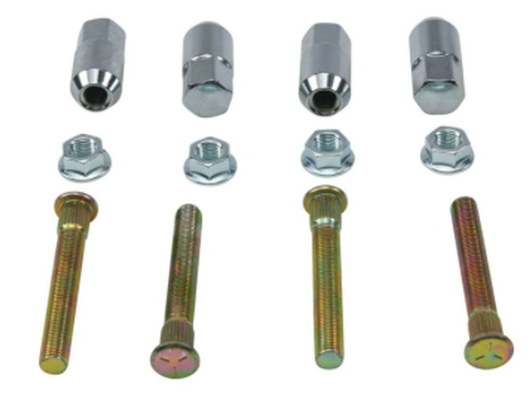 ALL BALLS šrouby a matice předního kola M10 X (závit coulový 24G 3/16") POLARIS RZR 4 800 11, RZR 800 09-14