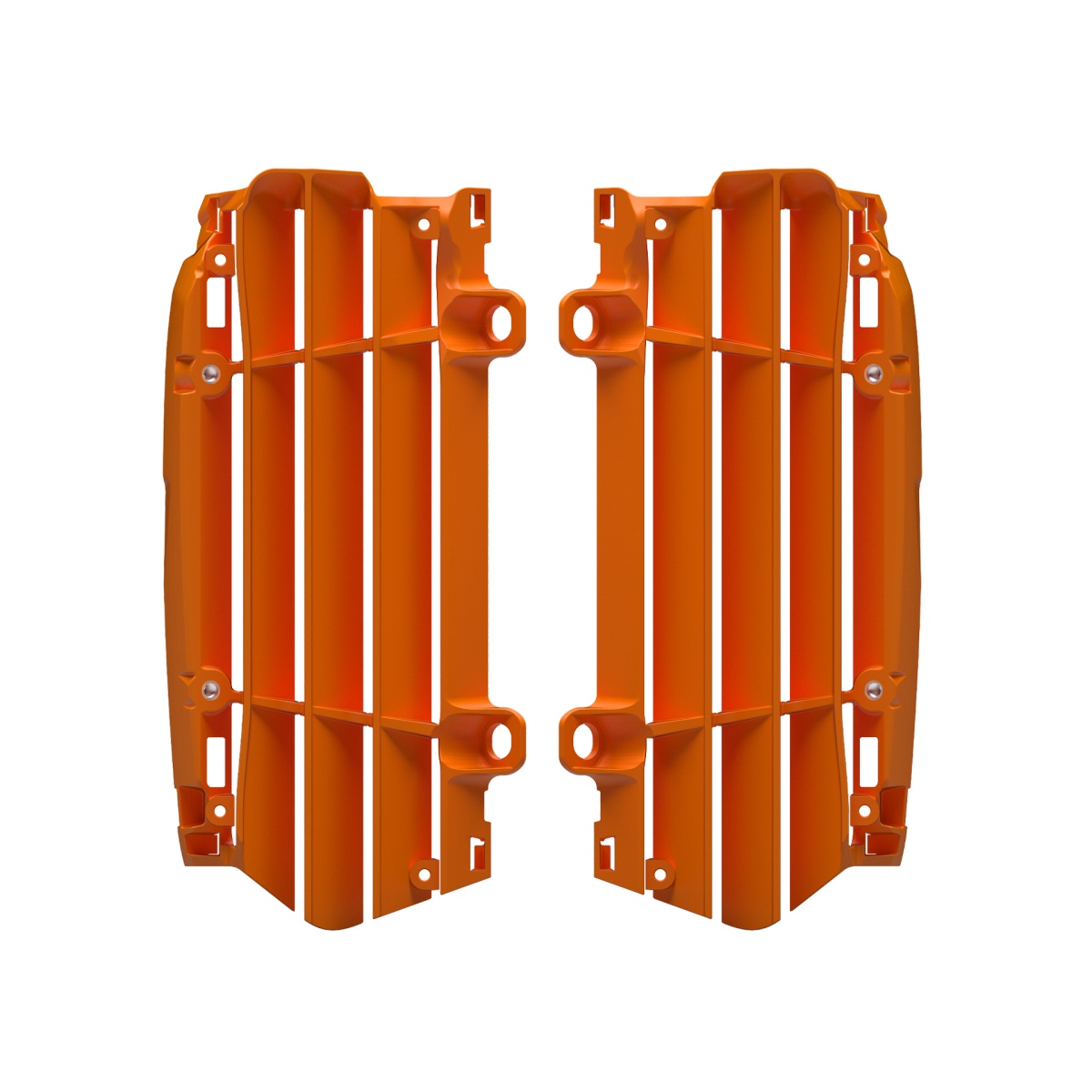 POLISPORT kryty chladiče (mřížky – kompletní) KTM SX/SXF 125/150/200/250/350/450 23-26; EXC/EXC-F 125/200/250/300/350/450 24-26; HUSQVARNA TE/FE