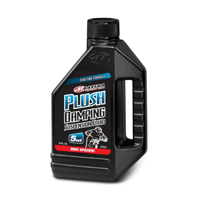 Levně MAXIMA závodní OILS olej do tlumičů cyklistických PLUSH DAMPING SUSPENSION FLUID 5 WT 473 ML (12) (AKC) (MAXIMA závodní OILS olej do tlumičů)