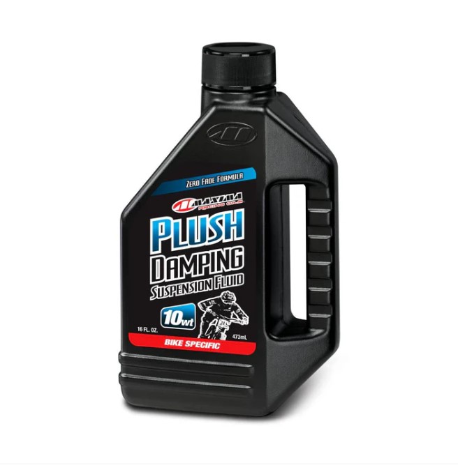Levně MAXIMA závodní OILS olej do tlumičů cyklistických PLUSH DAMPING SUSPENSION FLUID 10 WT 473 ML (12) (AKC) (MAXIMA závodní OILS olej do tlumičů)