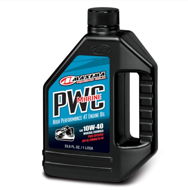 MAXIMA závodní OILS motorový olej minerální pro skútry vodní PWC MARINE 4T 10W40 1 LITR (12) (AKC) (MAXIMA závodní OILS motorový olej minerální pro)