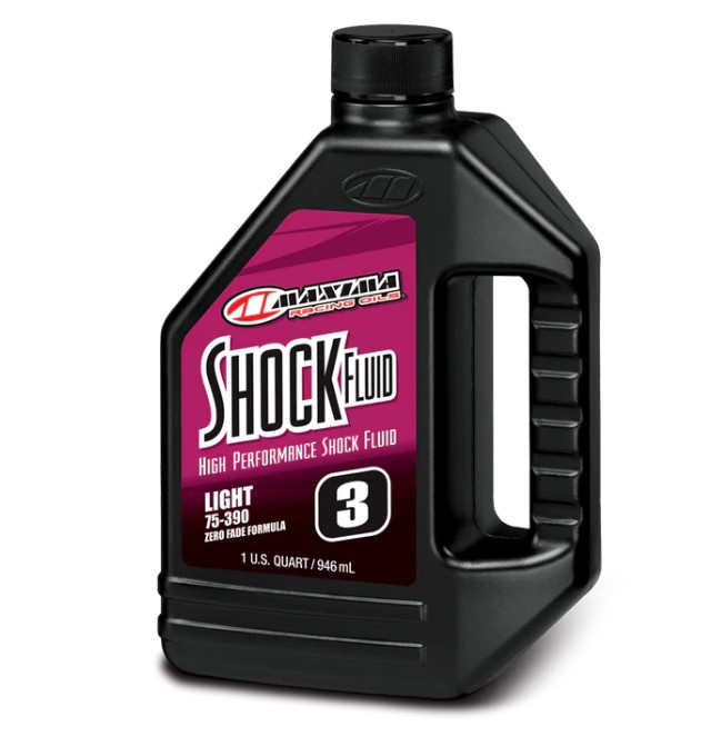 Levně MAXIMA závodní OILS olej do centrálního tlumiče závodní SHOCK FLUID LIGHT 75/390 3WT 946 ML (1 LITR) (12) (AKC) (MAXIMA závodní OILS olej do)
