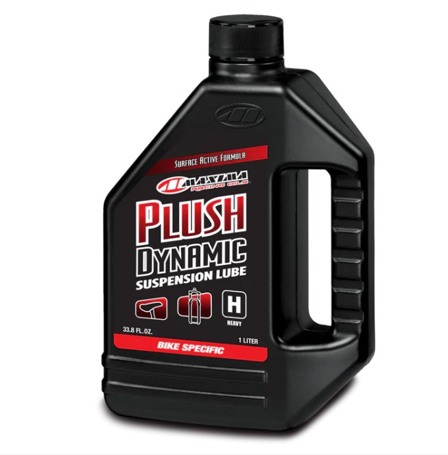 Levně MAXIMA závodní OILS olej do tlumičů cyklistických PLUSH DYNAMIC HEAVY (NEW PRODUCT) 1 LITR (12) (AKC) (MAXIMA závodní OILS olej do tlumičů)