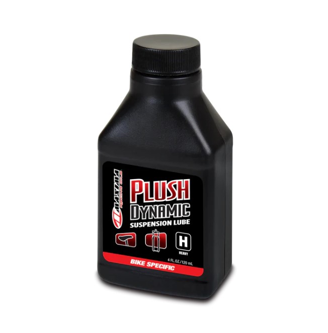 Levně MAXIMA závodní OILS olej do tlumičů cyklistických PLUSH DYNAMIC HEAVY (NEW PRODUCT) 120 ML (AKC) (MAXIMA závodní OILS olej do tlumičů cyklistických)