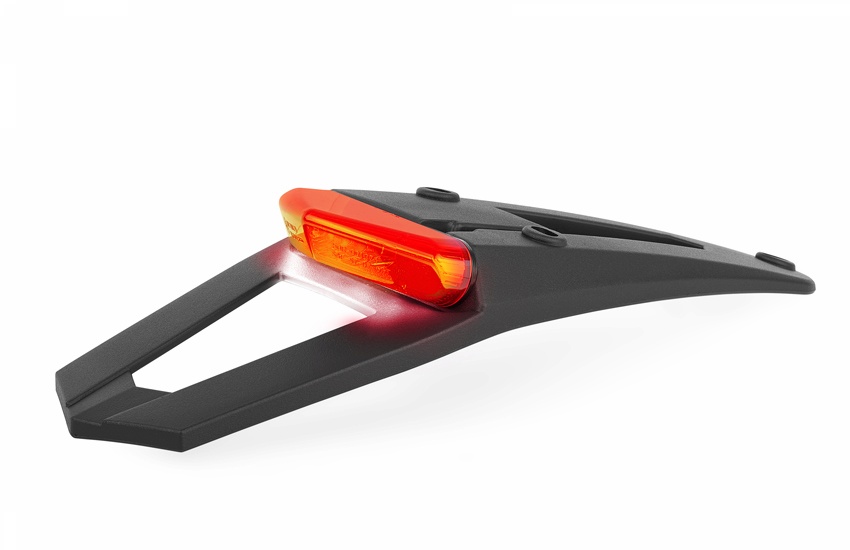 POLISPORT montáž registrační značky se světlem RSP LED 3.0 (červená) barva černá (POLISPORT montáž registrační značky se světlem RSP LED 3.0)