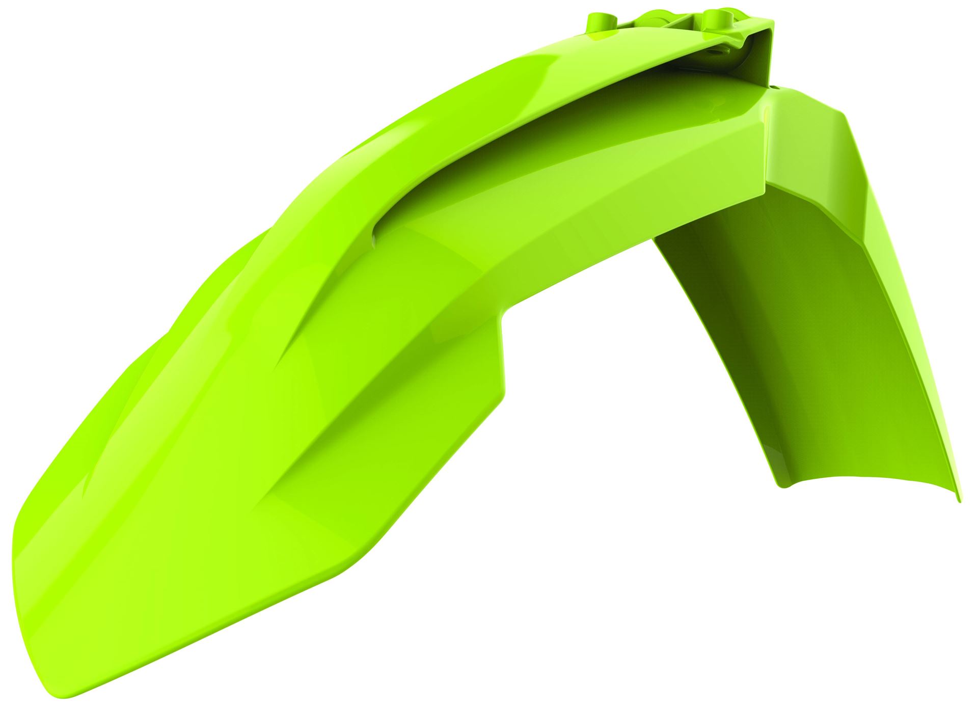 POLISPORT blatník přední KTM SX125/150/200/250; SX-F250/350/450; 16-22; EXC 125/200/250/300/450, EXC-F 250/350/450/500 17-23 barva žlutá fluorescenční