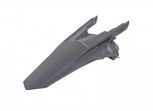 POLISPORT zadní blatník (bez bočnic) KTM SX125/150; SXF250/350/450; XCF250/350/450 16-18 barva šedá (WITHOUT PINS) (POLISPORT zadní blatník (bez)