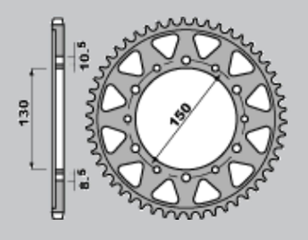 CHT rozeta 860 38 (A4150859380) YAMAHA FZS 600 FAZER 96-03 (CHT rozeta 860 38 (A4150859380) YAMAHA FZS 600 FAZER 96-03)