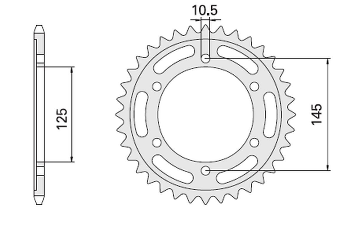 CHT rozeta 865 43 YAMAHA FZ 750 (865-43) (CHT rozeta 865 43 YAMAHA FZ 750 (865-43))