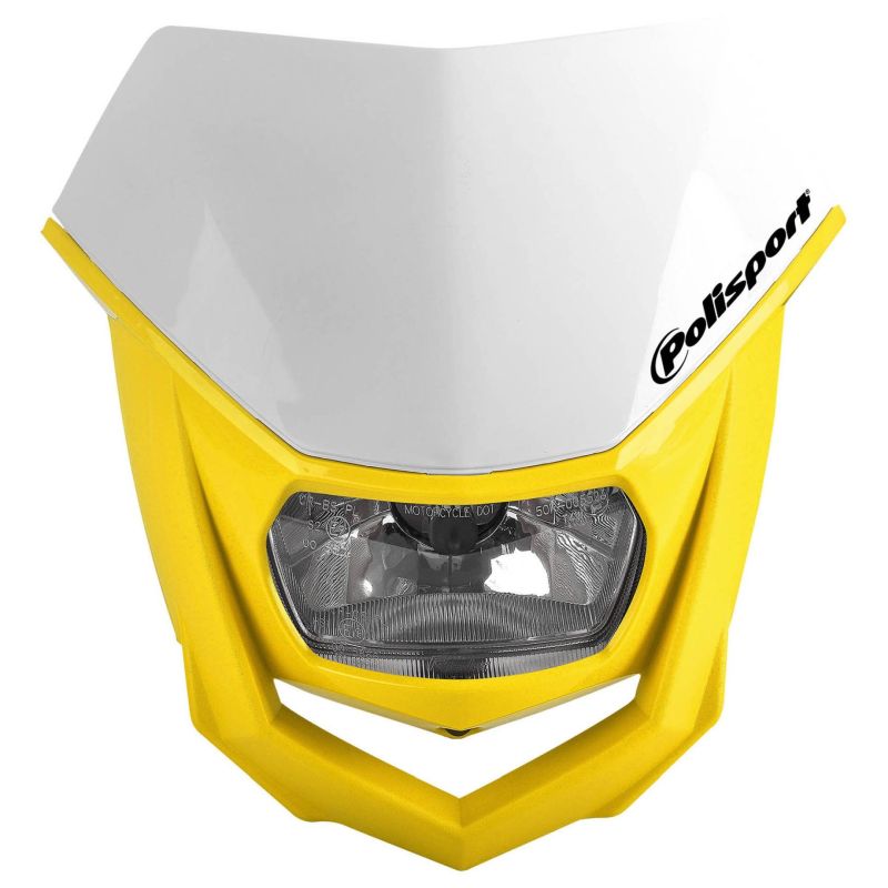 POLISPORT headlight model HALO (halogen bulb) white/yellow