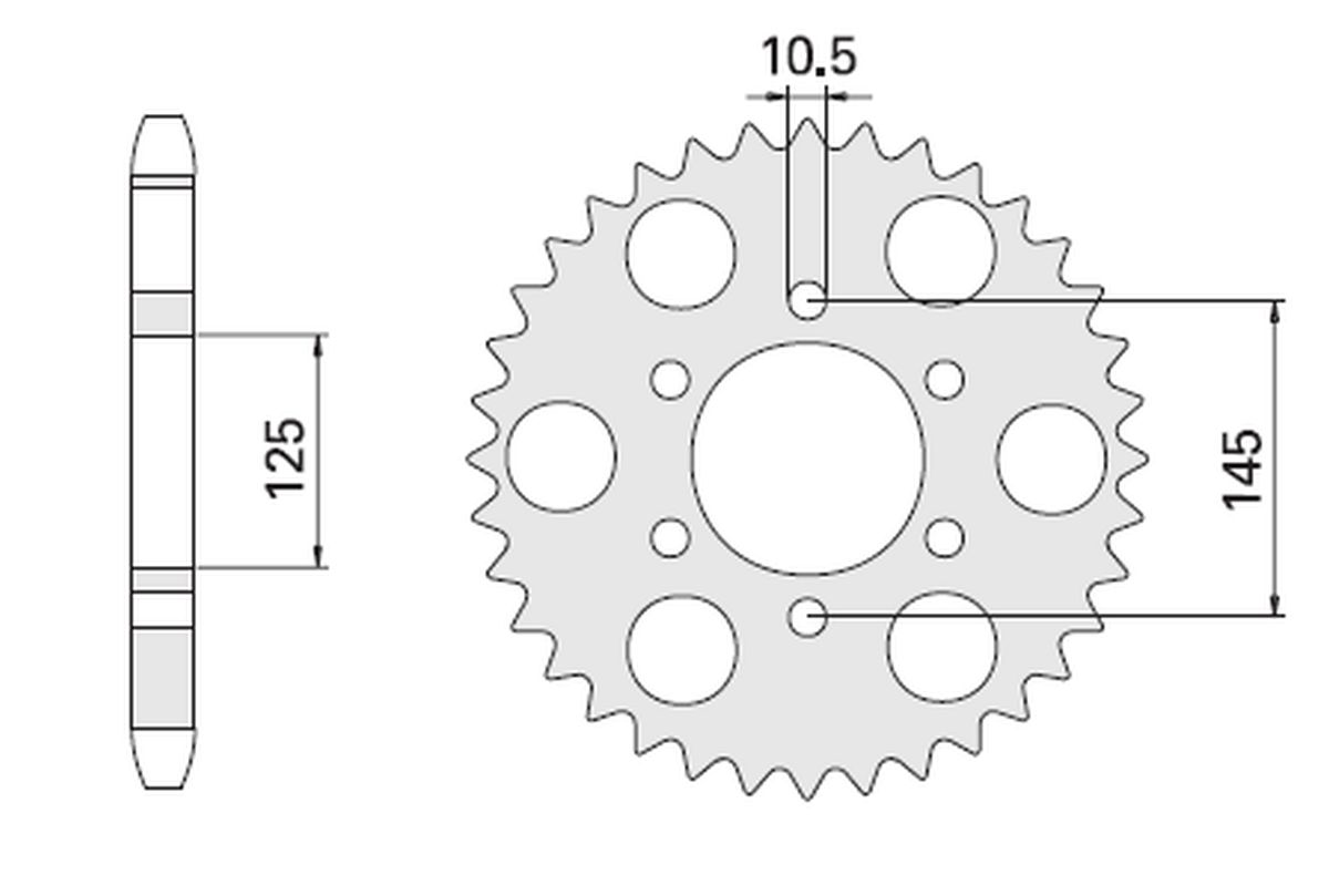 CHT rozeta 866 47 YAMAHA MT 03 (855-47C) (CHT rozeta 866 47 YAMAHA MT 03 (855-47C))